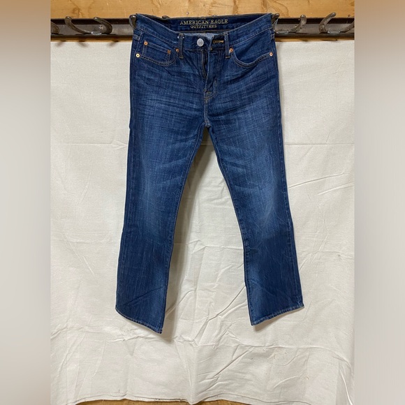 American Eagle Outfitters Bootcut Jeans Dark Wash Classic Style - Picture 1 of 5
